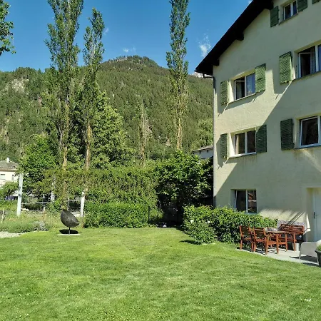 Schoene, Sonnige Parterrewohung 3 Zi. Mit Garten Poschiavo Exterior foto